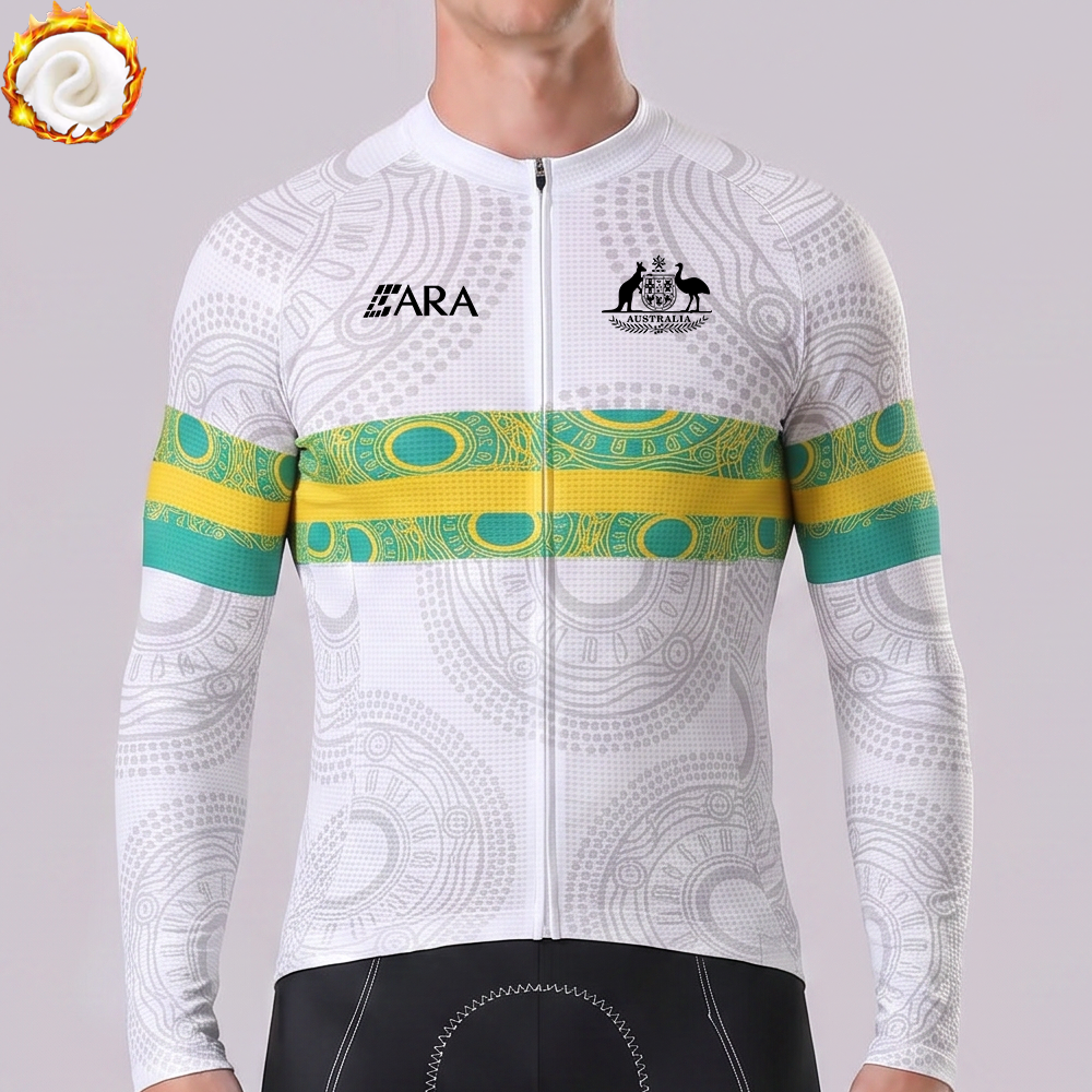 2024 Australia Fleece Long Cycling Jersey