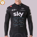 2017 Sky Castelli Fleece Long Cycling Jersey
