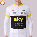 Sky Ocean Rescue Fleece Long Cycling Jersey