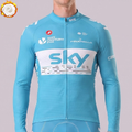 2018 Sky Rapha Fleece Long Cycling Jersey