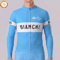 UCI BOOS Bianchi Fleece Long Cycling Jersey