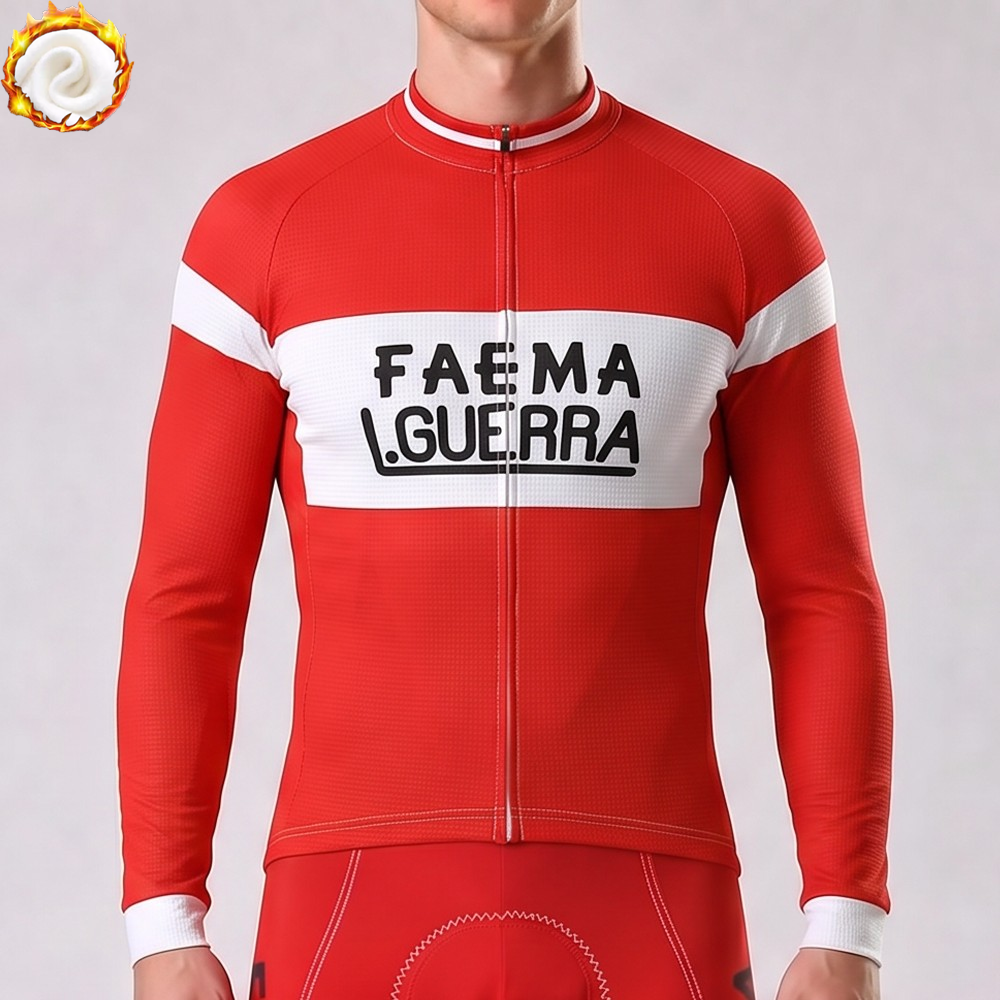 1956 Guerra Fleece Long Cycling Jersey