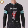 Rider Bianchi Fleece Long Cycling Jersey