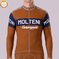 1976 MOLTENI Fleece Long Cycling Jersey