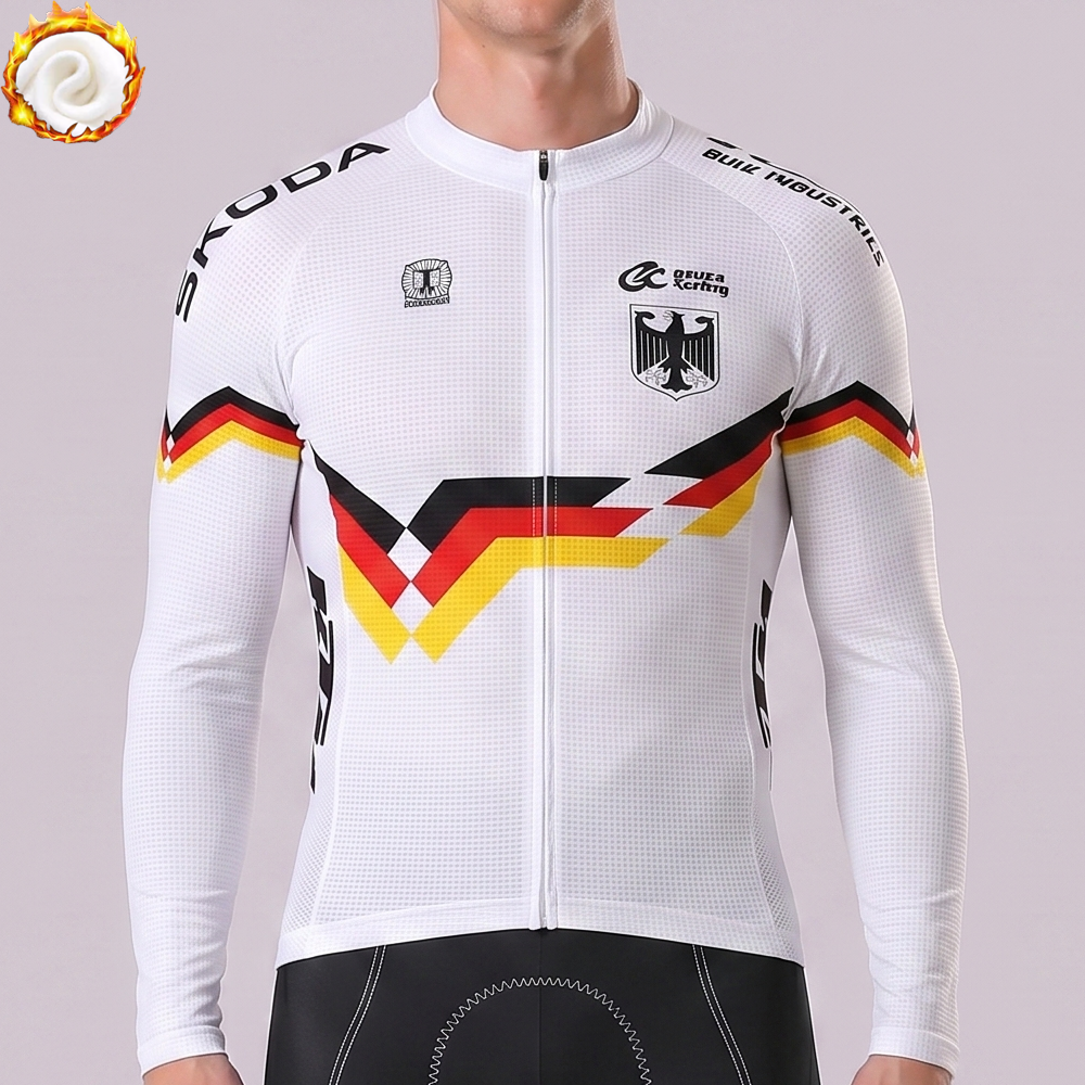 SKODA Germany Fleece Long Cycling Jersey