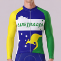 Kangaroo Australia Long Sleeves Cycling Jersey