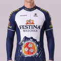 1998 Festina Long Sleeves Cycling Jersey