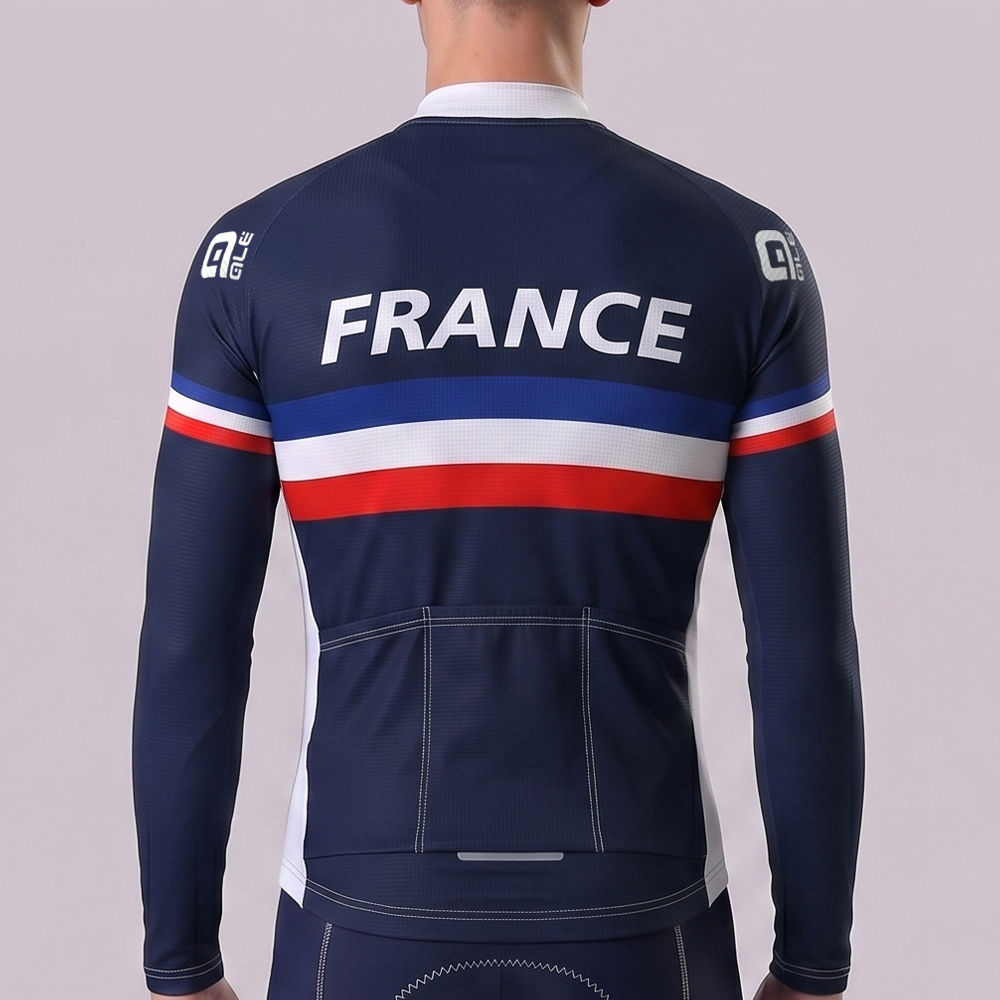 2022 France Fleece Long Cycling Jersey