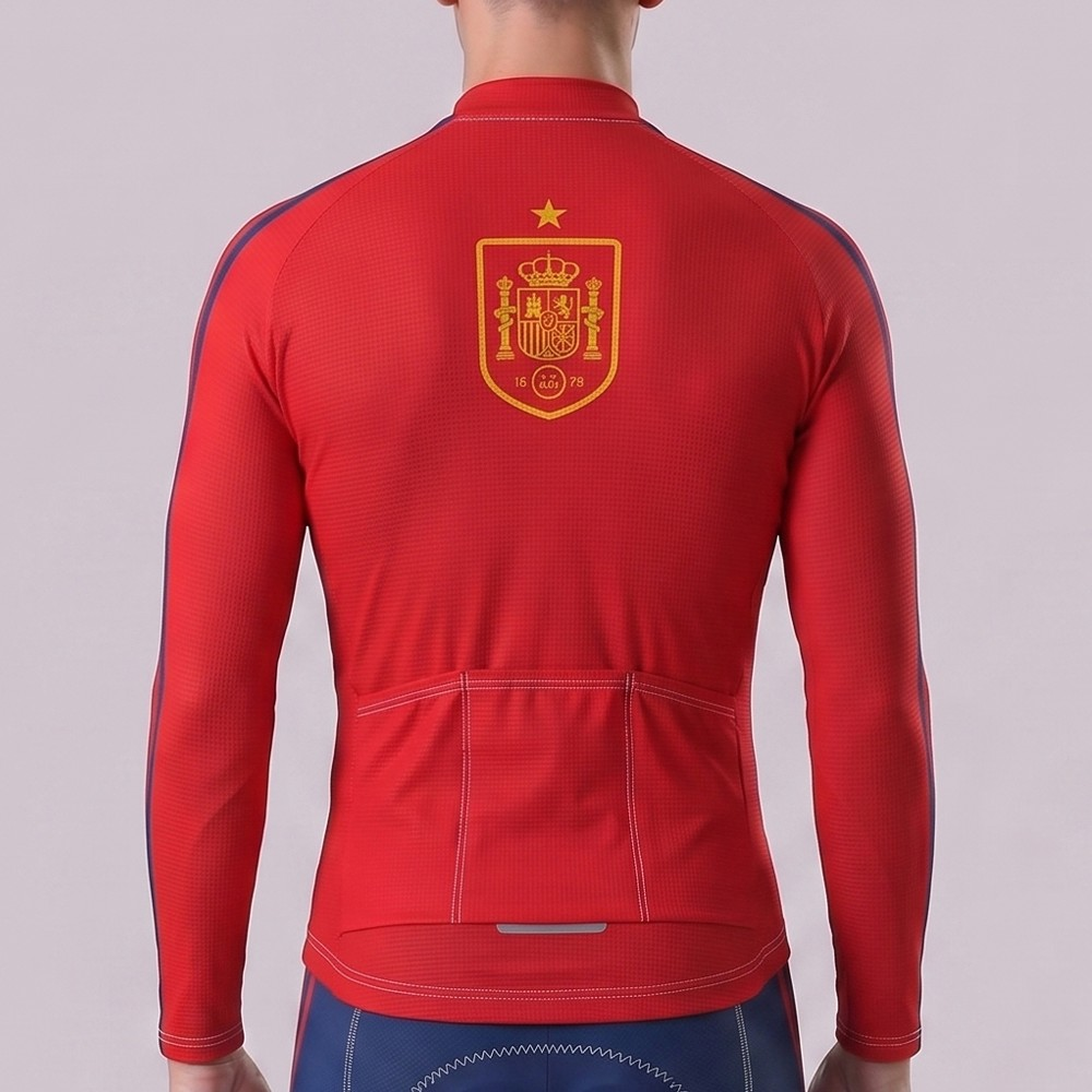Spain Long Sleeves Cycling Jersey