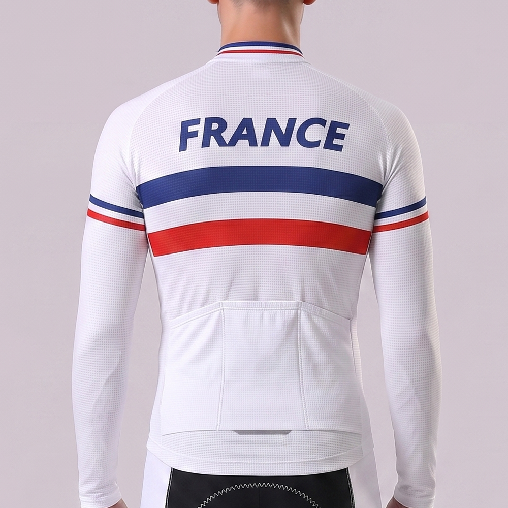 France ALE Long Sleeves Cycling Jersey