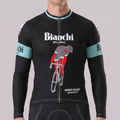 Rider Bianchi Long Sleeves Cycling Jersey