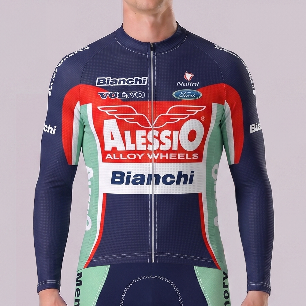 2004 Bianchi Long Sleeves Cycling Jersey