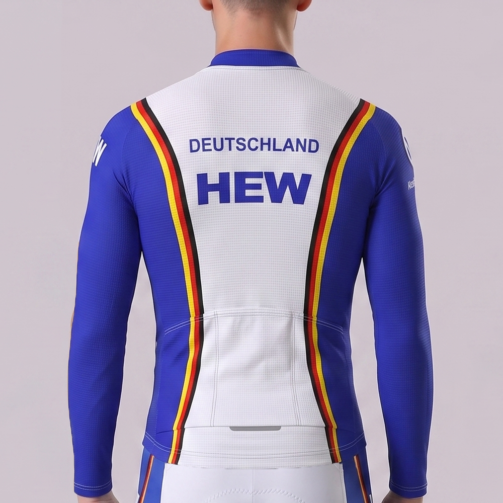 2003 Germany Fleece Long Cycling Jersey