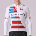AMERICAN Long Sleeves Cycling Jersey