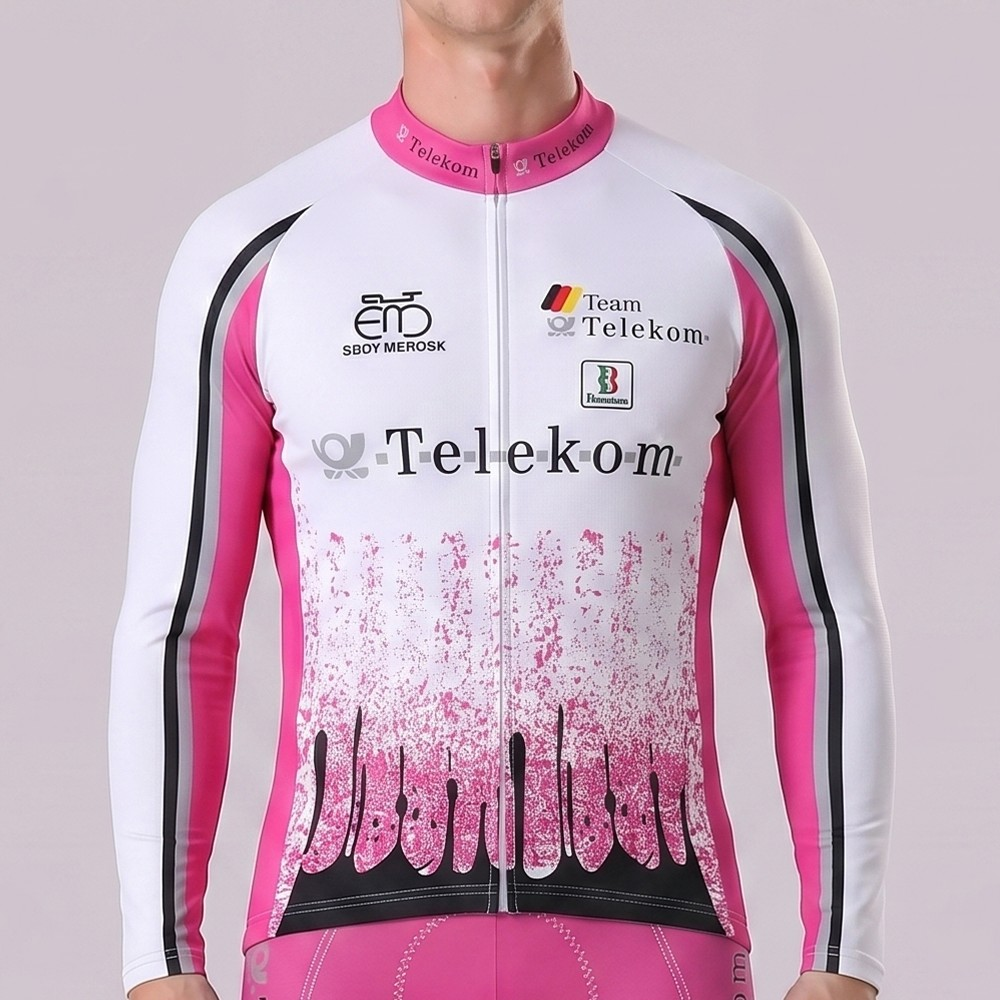 1996 Telekom Long Sleeves Cycling Jersey