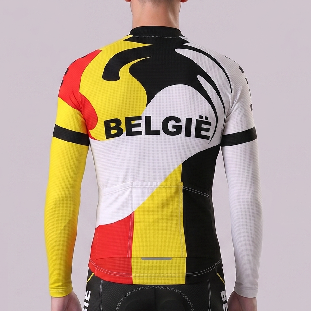 Belgium Froomeyy Long Sleeves Cycling Jersey