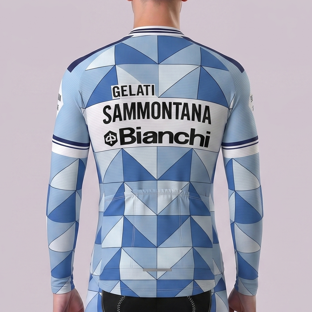 1986 Bianchi Long Sleeves Cycling Jersey