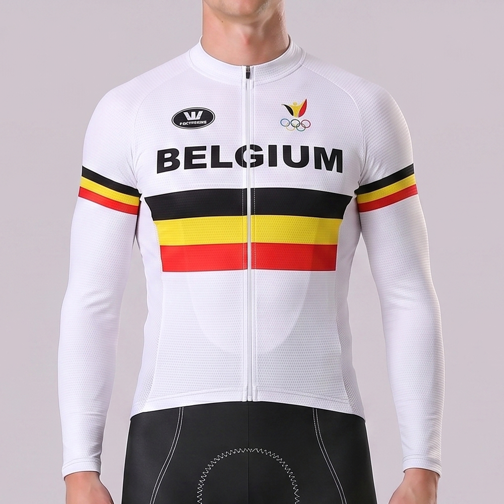 Belgium Galou Long Sleeves Cycling Jersey