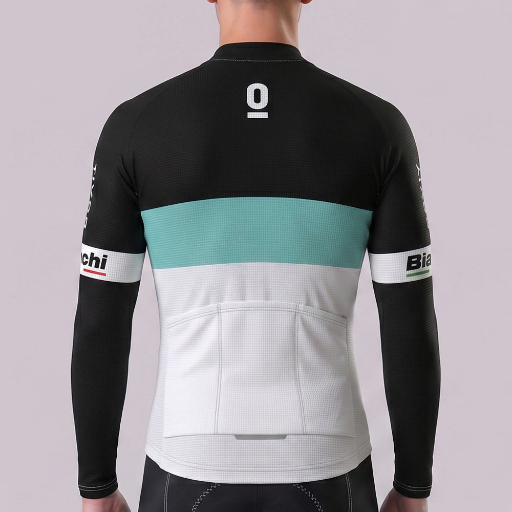 Leopard Bianchi Long Sleeves Cycling Jersey