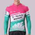 T-Mobile Bianchi Long Sleeves Cycling Jersey