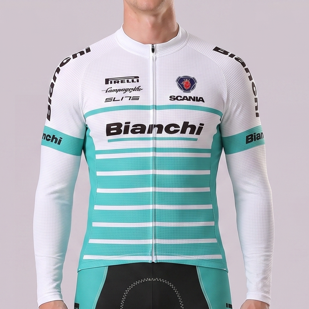 MEDION Bianchi Long Sleeves Cycling Jersey