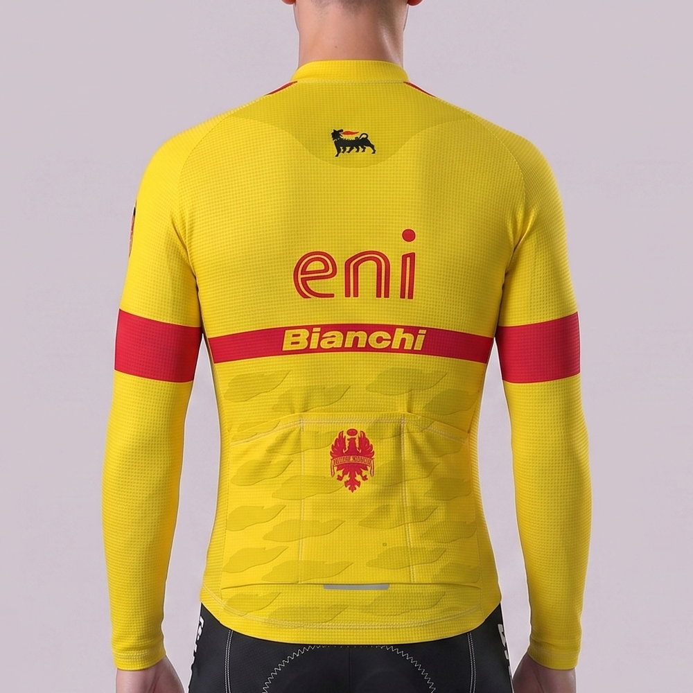 Eni Bianchi Long Sleeves Cycling Jersey