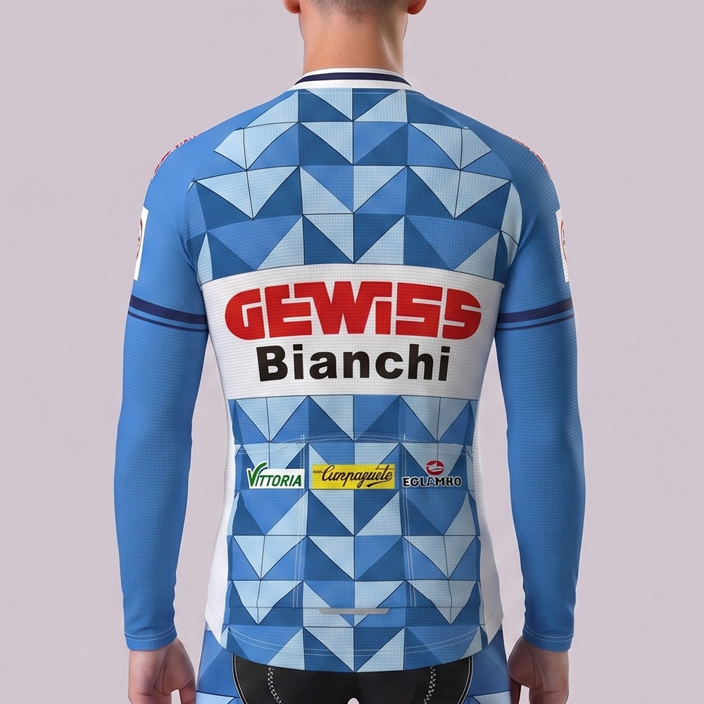 1988 Bianchi Long Sleeves Cycling Jersey