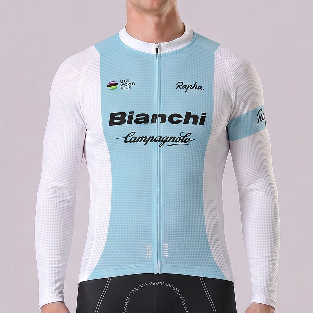 Rapha Bianchi Long Sleeves Cycling Jersey