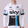 Sky Rapha Long Sleeves Cycling Jersey
