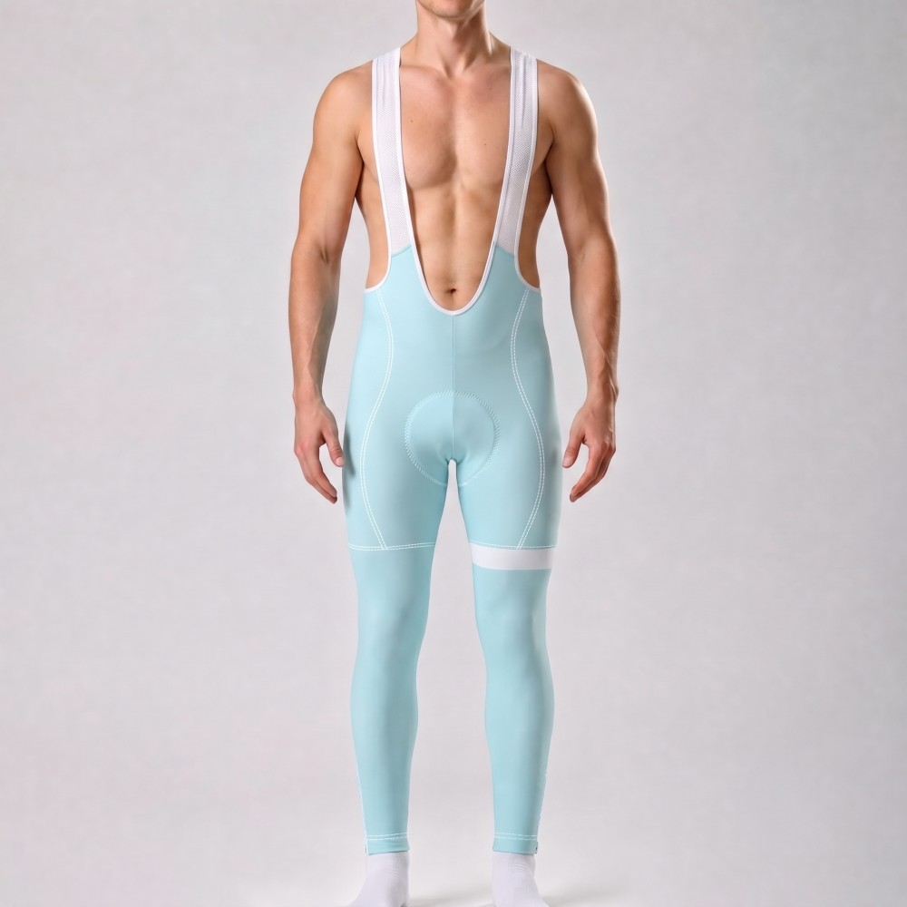 Glacier Blue Bib Cycling Pants