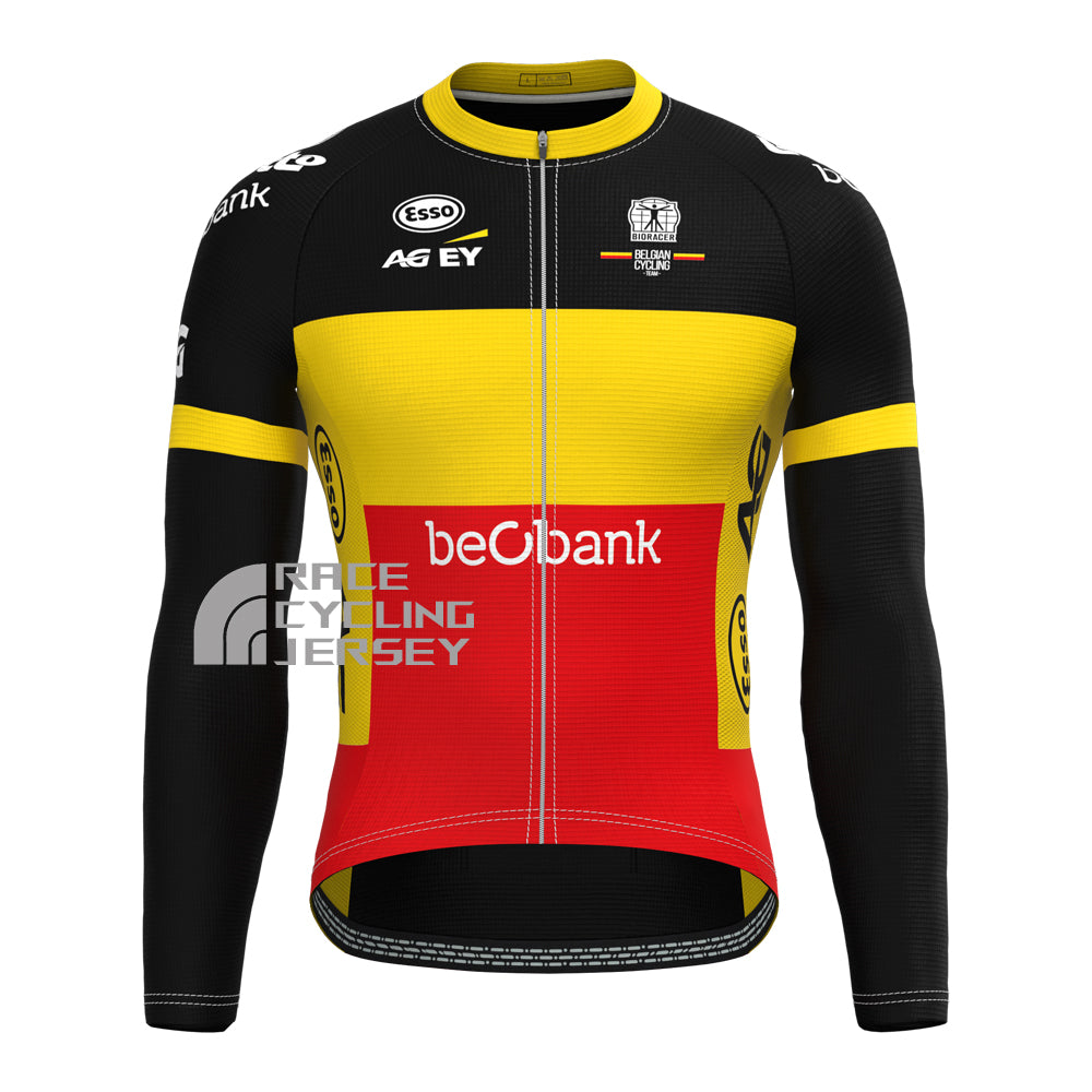 Belgium Tomgtr7 Long Sleeves Cycling Kits