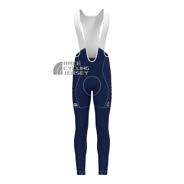 France White Bib Cycling Pants