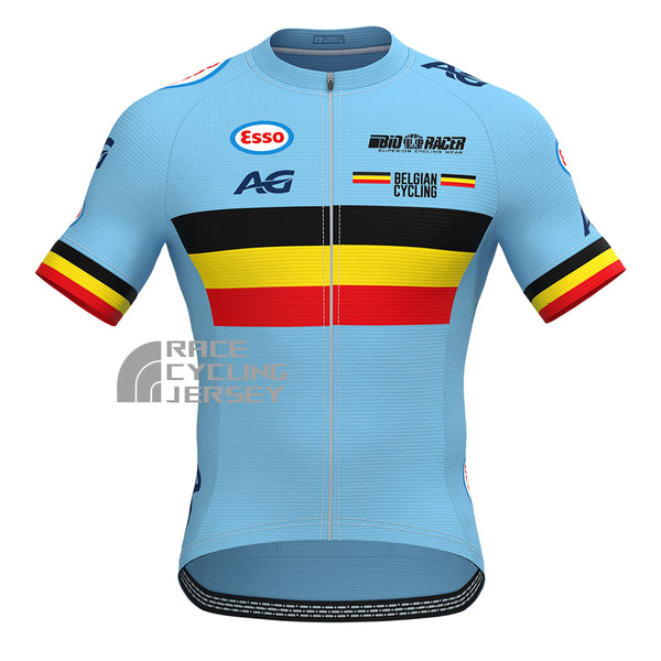 2018 Belgium Short Sleeves Cycling Jersey