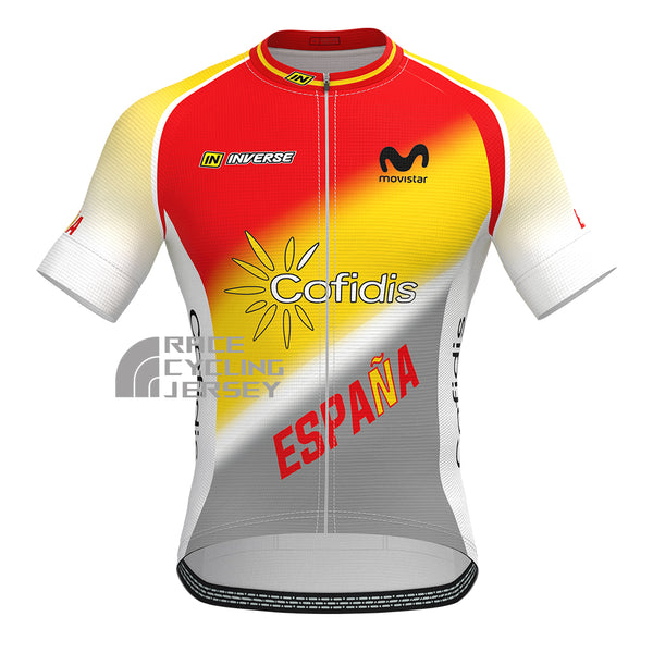 ESPANA movistar Short Sleeves Cycling Jersey