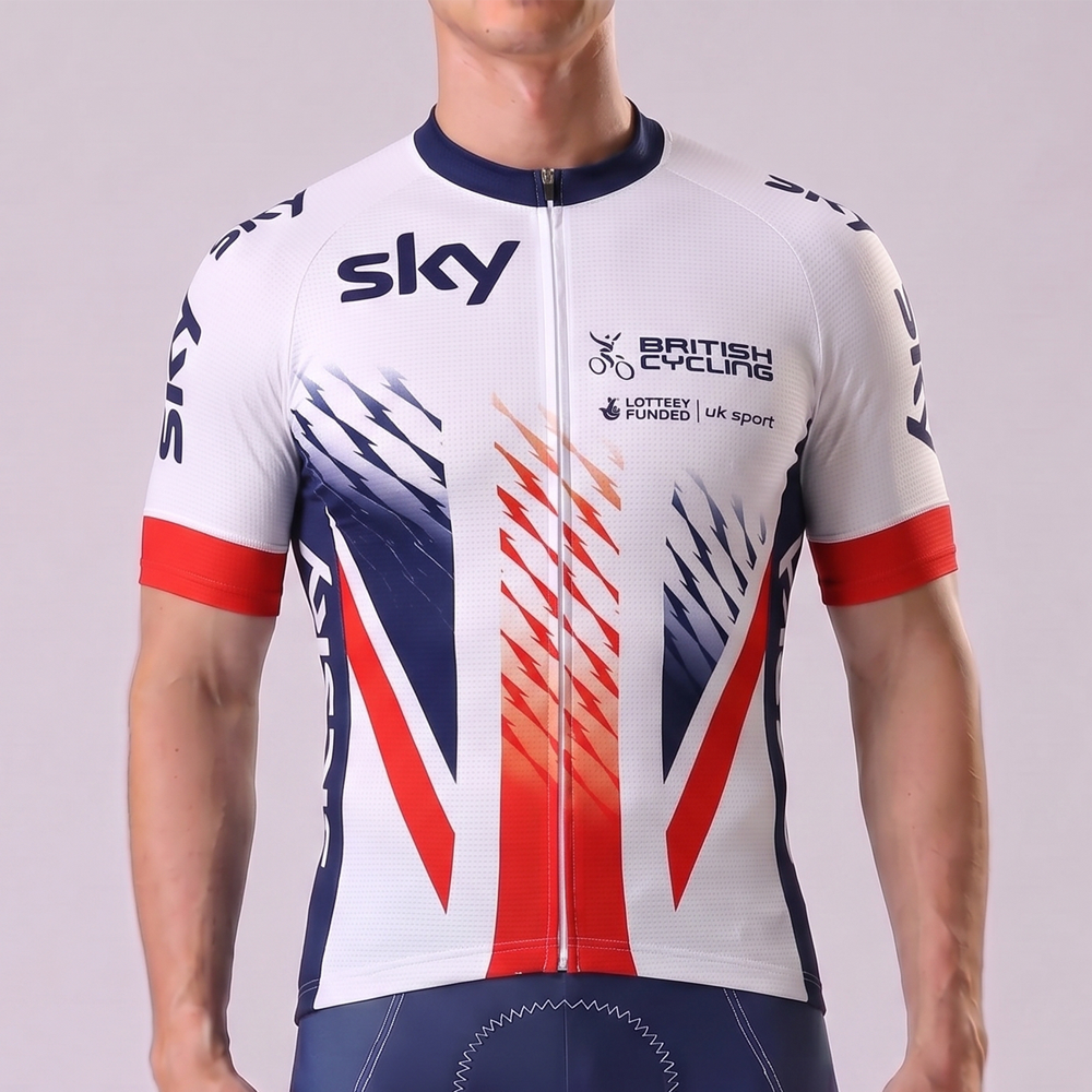 2015 United Kingdom Short Sleeves Cycling Jersey