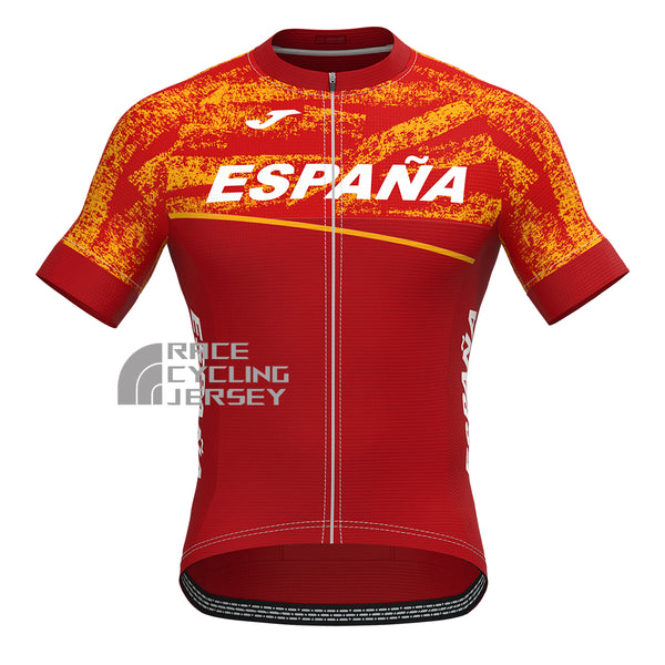 ESPANA Red Short Sleeves Cycling Jersey