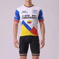 Colombia Short Sleeves Cycling Kits