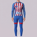 UNITED STATE OF AMERICA Long Sleeves Cycling Kits
