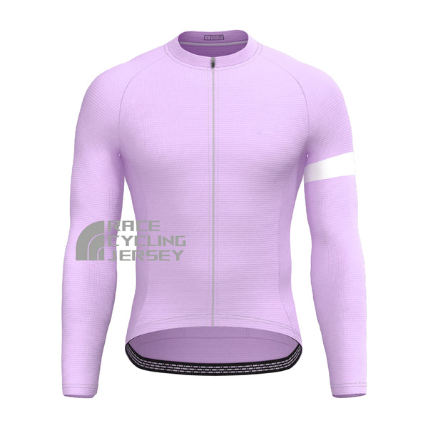 Macaron purple Long Sleeves Cycling Jersey