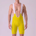 1975 Peugeot Yellow Bib Cycling Shorts
