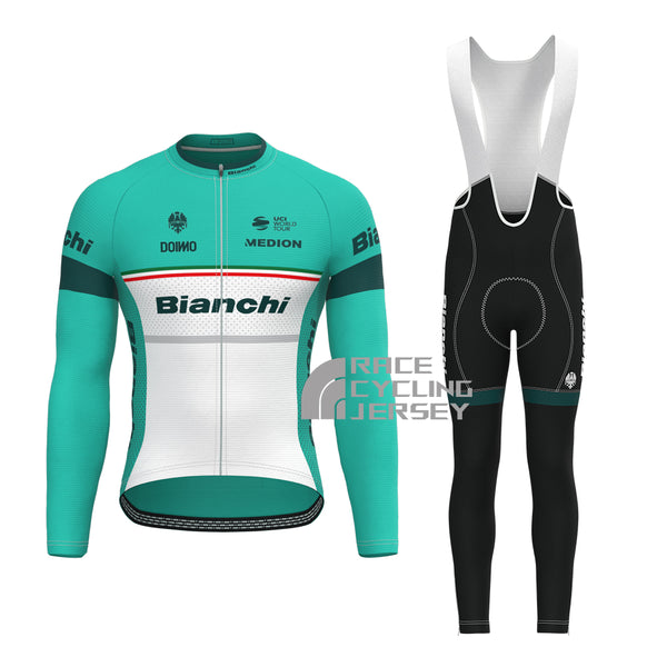 UCI Bianchi Long Sleeves Cycling Kits