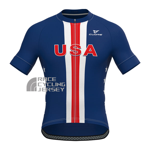 USA Short Sleeves Cycling Jersey