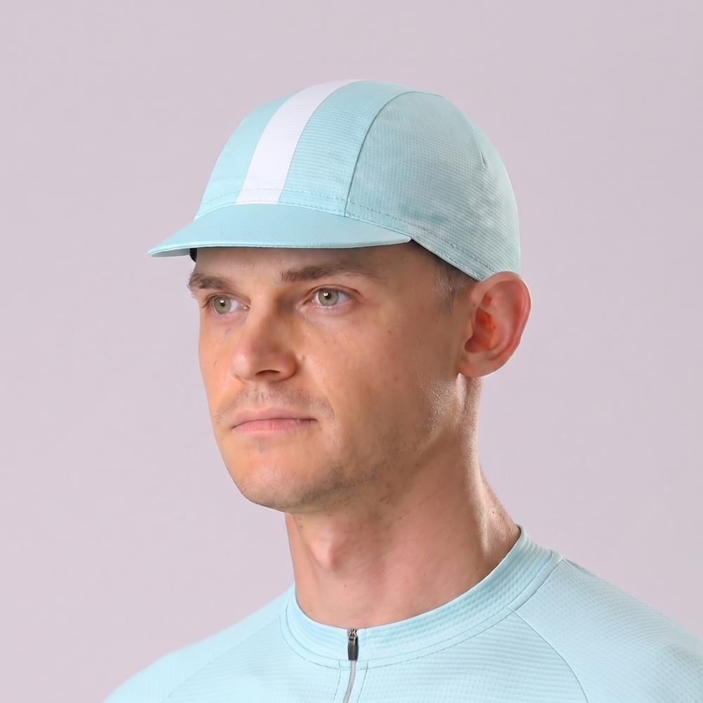 Glacier Blue Cycling Cap