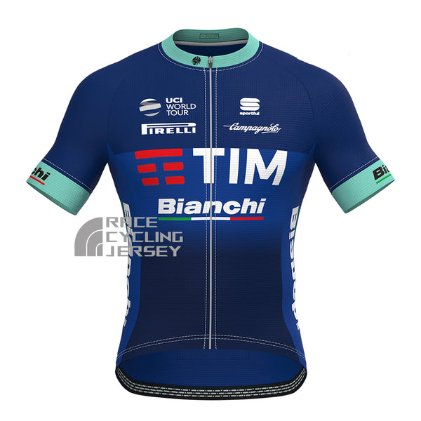 TIM Bianchi Short Sleeves Cycling Jersey