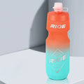 Aesthetic Gradient Bike Squeeze Water Bottle
