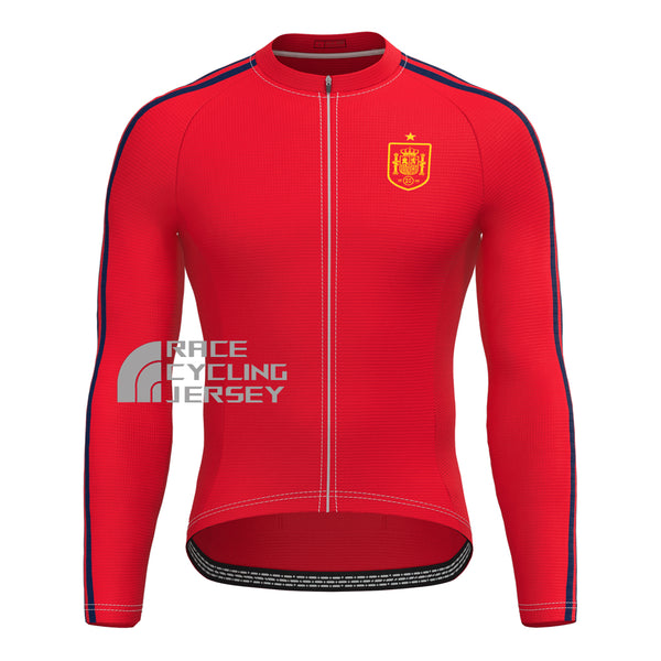 Spain Long Sleeves Cycling Jersey