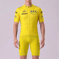 Tour de France Yellow Short Sleeves Cycling Kits