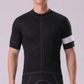 Black Short Sleeves Cycling Jersey
