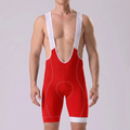 Red Bib Cycling Shorts