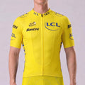 Tour de France Yellow Short Sleeves Cycling Jersey